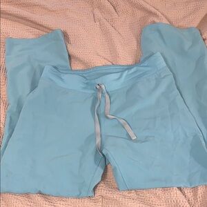 Figs Livingston scrub pants in sea glass